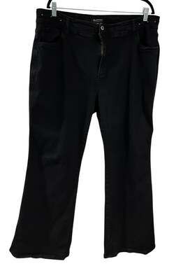 Bloomchic Stretch Jeans Black Double Button and Zip Closure Plus Size 20 High